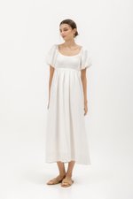 LORRAINE SMOCKED MAXI DRESS