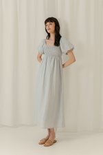 LORRAINE SMOCKED MAXI DRESS