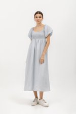 LORRAINE SMOCKED MAXI DRESS