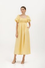 LORRAINE SMOCKED MAXI DRESS