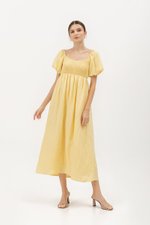 LORRAINE SMOCKED MAXI DRESS