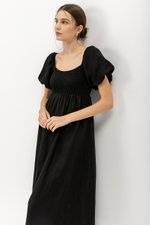 LORRAINE SMOCKED MAXI DRESS