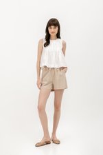 *BACKORDER 4* SHANAE PLEATED TOP *BACKORDER 4* SHANAE PLEATED TOP