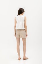 *BACKORDER 4* SHANAE PLEATED TOP *BACKORDER 4* SHANAE PLEATED TOP