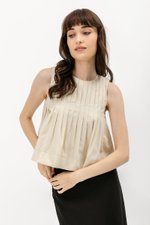 *BACKORDER 4* SHANAE PLEATED TOP *BACKORDER 4* SHANAE PLEATED TOP