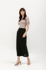 GLENDA LINEN PENCIL SKIRT