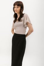 GLENDA LINEN PENCIL SKIRT
