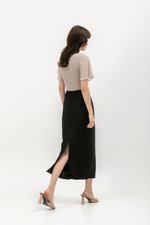GLENDA LINEN PENCIL SKIRT