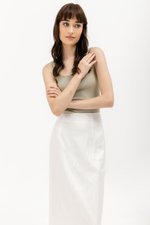 GLENDA LINEN PENCIL SKIRT