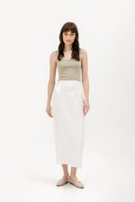 GLENDA LINEN PENCIL SKIRT