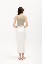 GLENDA LINEN PENCIL SKIRT