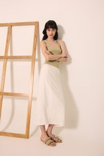 GLENDA LINEN PENCIL SKIRT