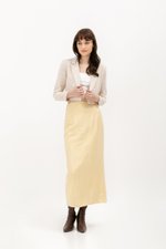GLENDA LINEN PENCIL SKIRT