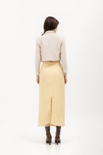 GLENDA LINEN PENCIL SKIRT