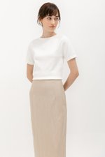 GLENDA LINEN PENCIL SKIRT