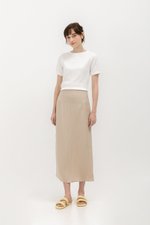 GLENDA LINEN PENCIL SKIRT