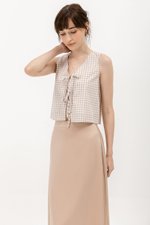 TAYLOR GINGHAM TIE TOP