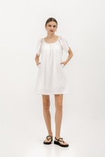 MIKARI SQUARENECK DRESS W SASH MIKARI SQUARENECK DRESS W SASH