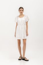 MIKARI SQUARENECK DRESS W SASH MIKARI SQUARENECK DRESS W SASH