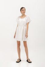 MIKARI SQUARENECK DRESS W SASH MIKARI SQUARENECK DRESS W SASH