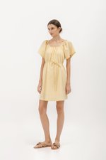 MIKARI SQUARENECK DRESS W SASH MIKARI SQUARENECK DRESS W SASH