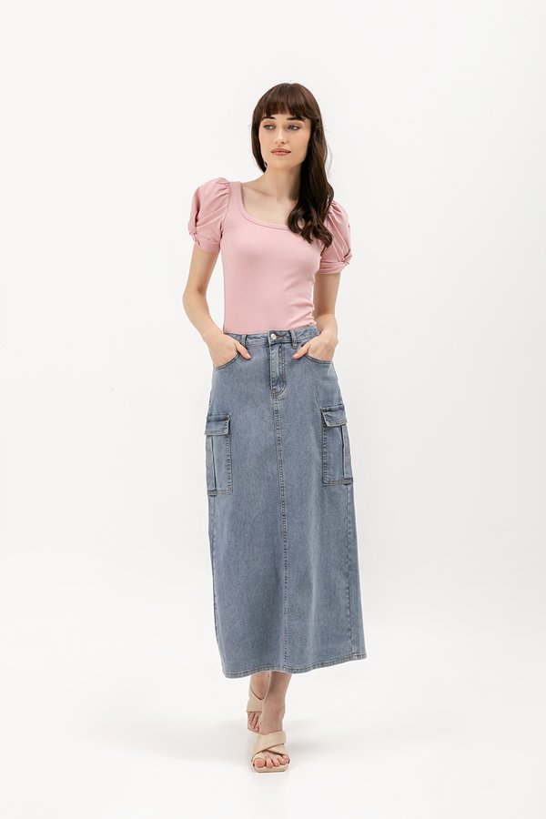 MILLY KNOT SLEEVE TOP