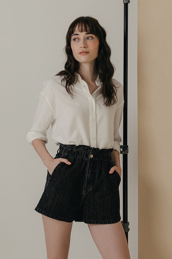 KAIROS DENIM PAPERBAG SHORTS KAIROS DENIM PAPERBAG SHORTS