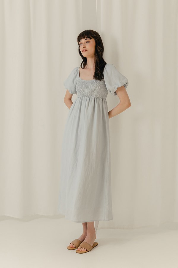 LORRAINE SMOCKED MAXI DRESS