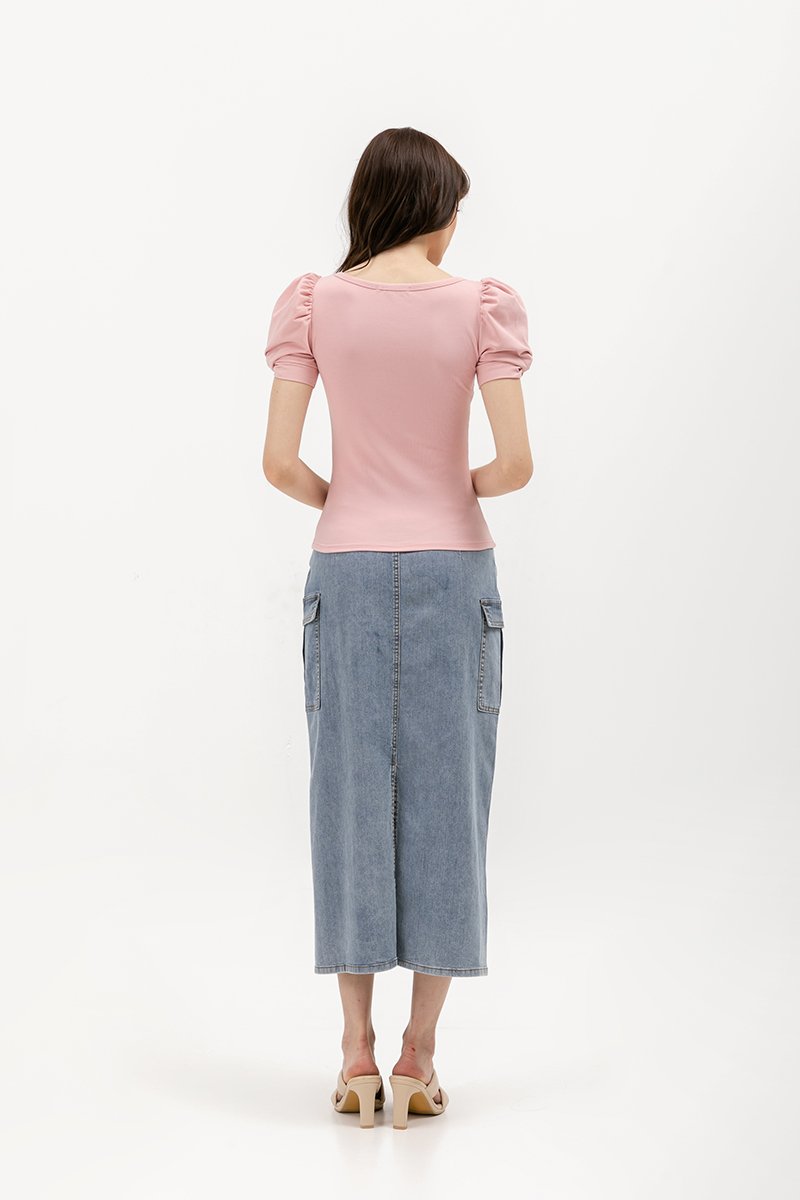 MILLY KNOT SLEEVE TOP