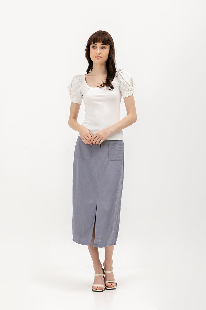 MILLY KNOT SLEEVE TOP