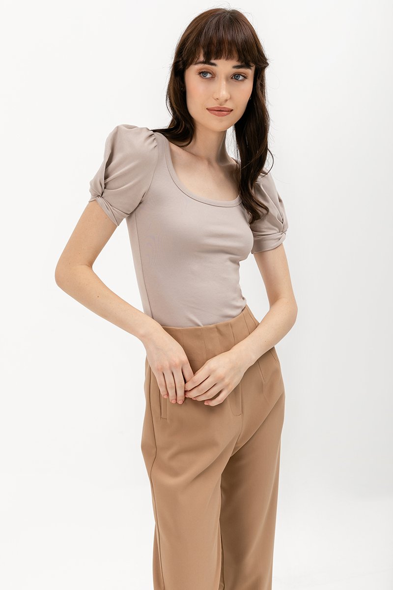 MILLY KNOT SLEEVE TOP
