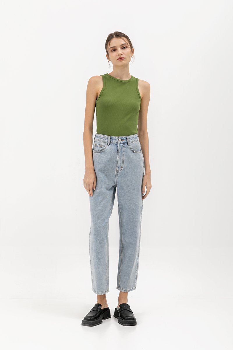 STEPHIE RIBBED TOP