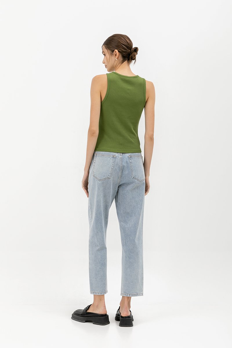 STEPHIE RIBBED TOP