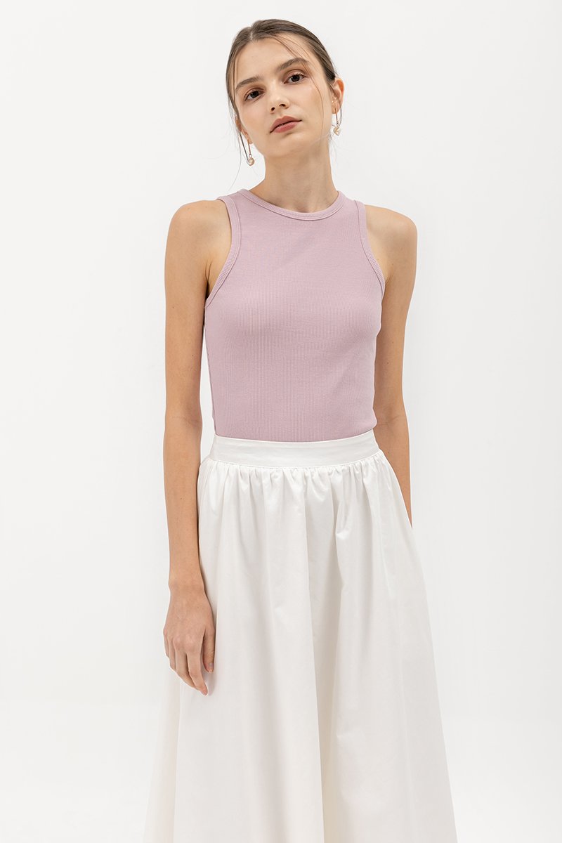 STEPHIE RIBBED TOP