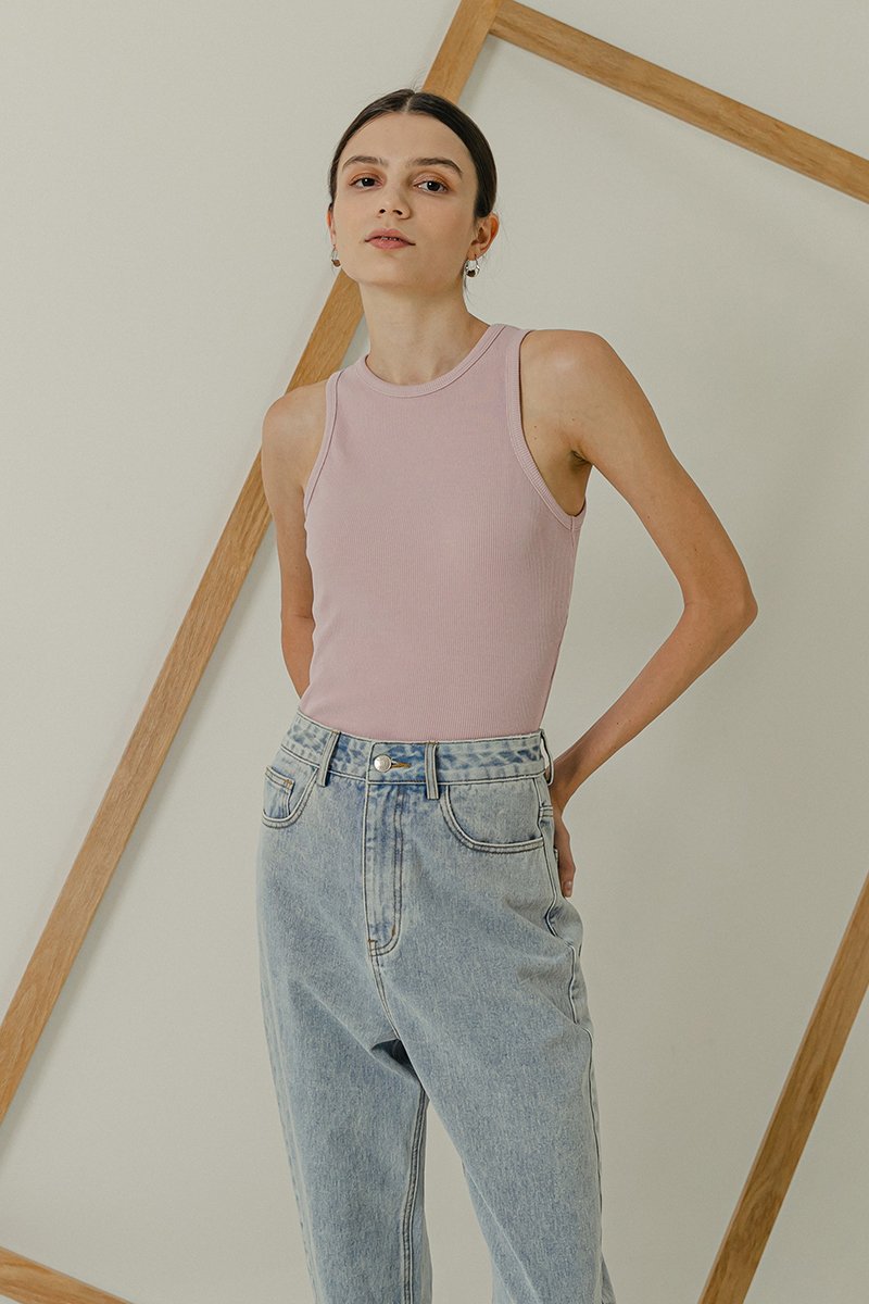 STEPHIE RIBBED TOP