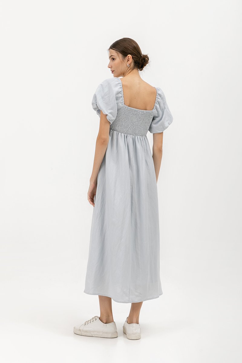 LORRAINE SMOCKED MAXI DRESS