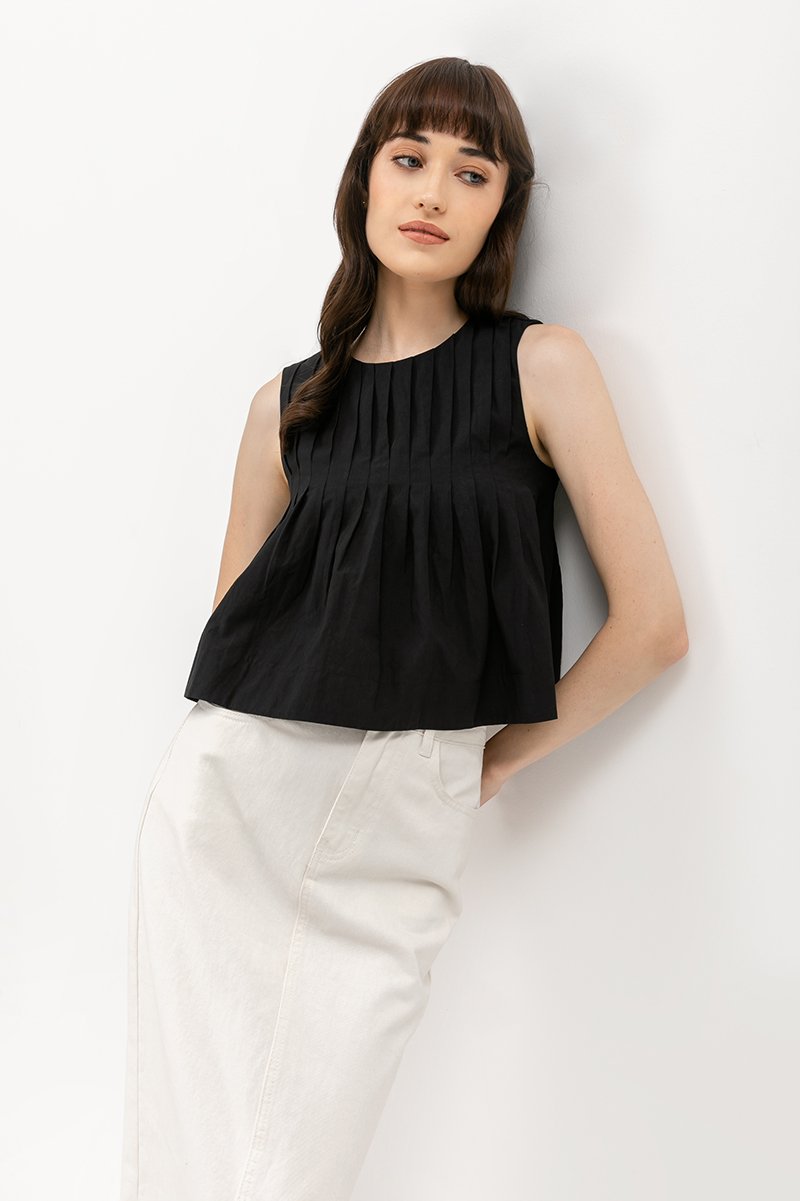 SHANAE PLEATED TOP