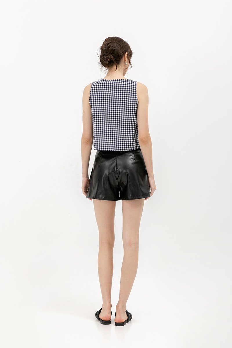 TAYLOR GINGHAM TIE TOP