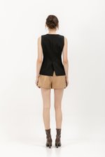 BRIELLE BUTTONDOWN VEST TOP