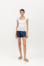 BRIAR CAPPED SLEEVE TEE