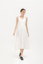 CHRISLEY BUTTON LINEN DRESS CHRISLEY BUTTON LINEN DRESS