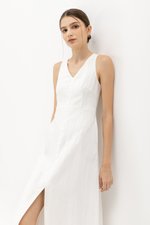 CHRISLEY BUTTON LINEN DRESS CHRISLEY BUTTON LINEN DRESS