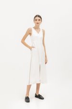 CHRISLEY BUTTON LINEN DRESS CHRISLEY BUTTON LINEN DRESS