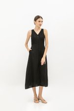 CHRISLEY BUTTON LINEN DRESS CHRISLEY BUTTON LINEN DRESS
