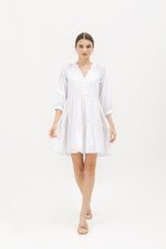 MARCEL STRIPED LONG SLEEVE DRESS