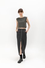 NYX FRONT ZIPPER SKIRT