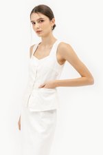 VIDA LINEN VEST TOP