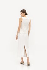 VIDA LINEN VEST TOP