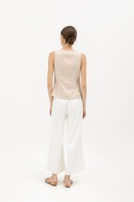 VIDA LINEN VEST TOP
