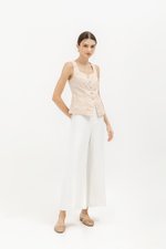 VIDA LINEN VEST TOP